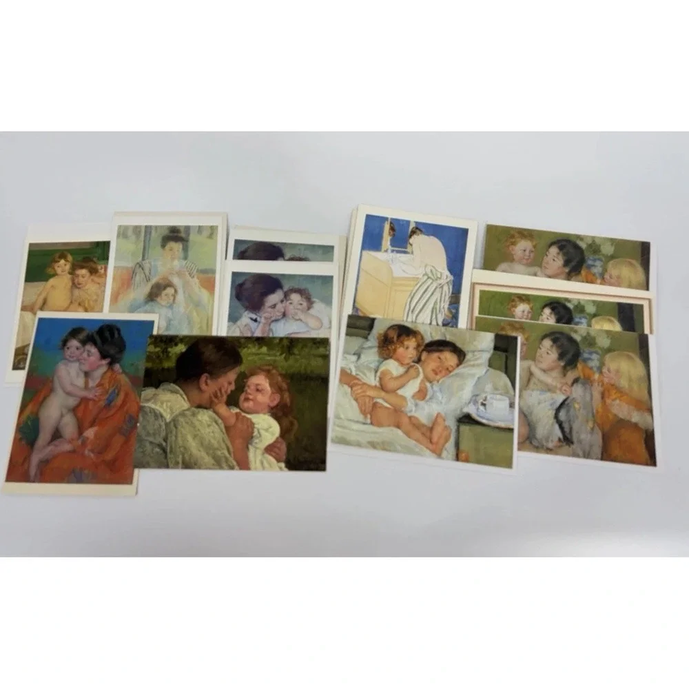 Mary Cassatt Blank Inside Greeting Note Cards and Envelopes Lot of 11 Cards